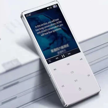 

X8 Metal Touch Screen MP4 Bluetooth Music Player for Sports Jogging Supports Voice Recorder E-book Reader Picture Viewer