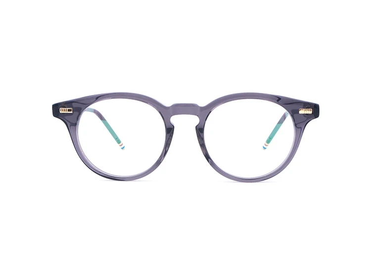 

TB404 retro acetate oval myopia eyeglasses men and women vintage eyewear gradient prescription optical glasses frame