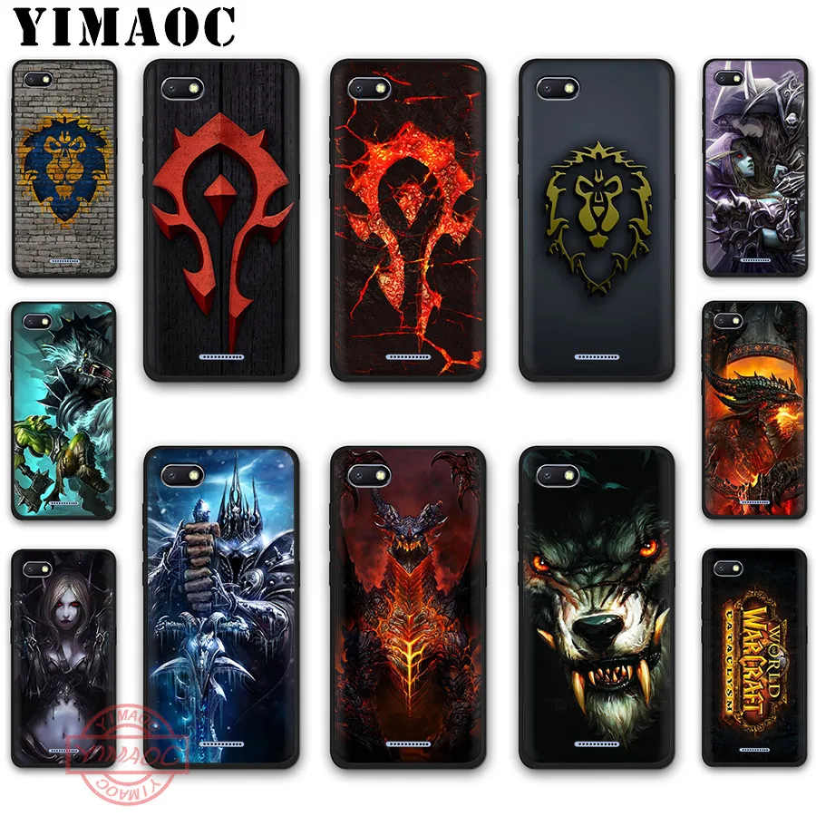 

YIMAOC Wows World of Warcraft Soft Silicone Case for Redmi Note 8 7 6 5 K20 Pro Plus 5A Prime 6A 7A 4X S2 Go