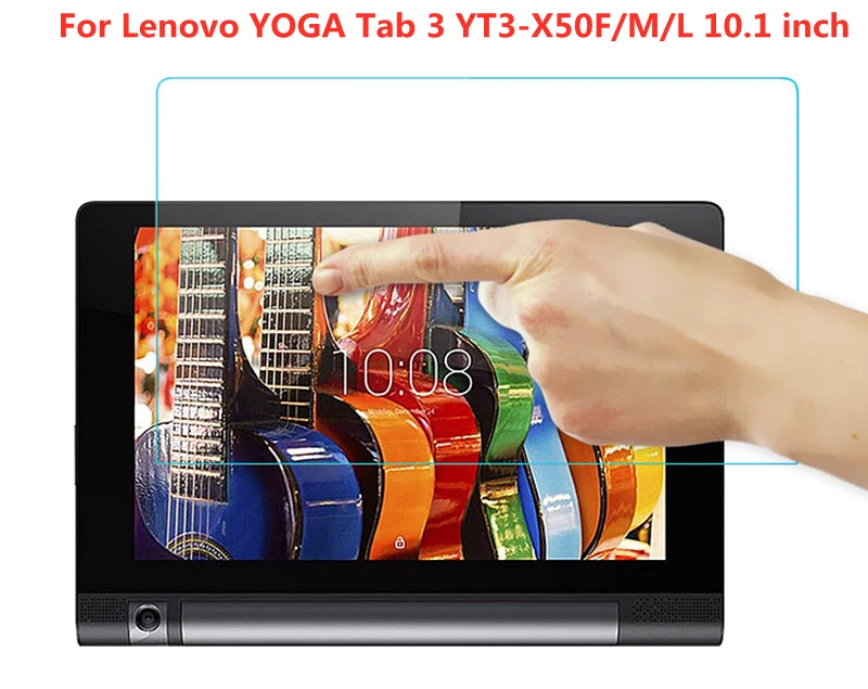 

9H Tempered Glass Screen Protector For Lenovo YOGA Tab 3 10.1 YT3-X50F YOGA Tablet 3-X50F YT3-X50M/X50F Tablet Glass ZA0H0064US