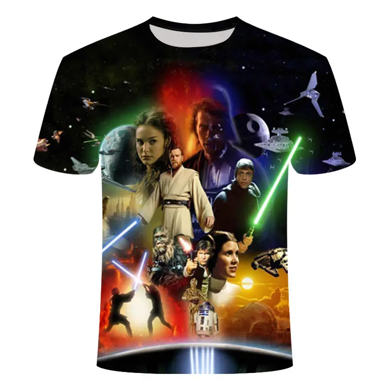 T shirt Homme Camisetas Hombre Novelty Star Wars A New Hope Robot Men T-Shirts Tshirts 3D Print Male Funny Tees S-6XL