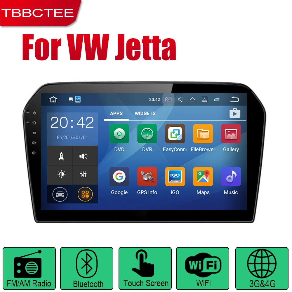 Standard machine Android 2 Din Авто радио для Volkswagen VW Jetta 2013 автомобильный мультимедийный плеер gps навигация wifi BT - Цвет: Standard machine