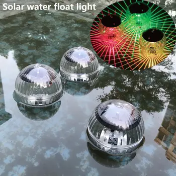 

10pcs Floating Underwater Light RGB Submersible LED Party Light Solar Power Waterproof Light Lake Home Garden Lawn Decoration