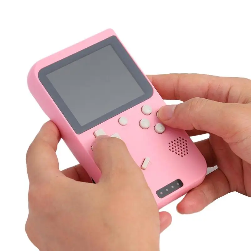 PB03 Mini Handheld Retro Video Game Console 8 Bit Pocket Game Player Built-in 400 Classic Games Gift for Child Nostalgic Player