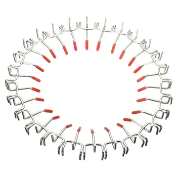 

50 Piece Pegboard Hooks Wall Shelf Tool Hangers Organizer Storage Display Hardware Tools