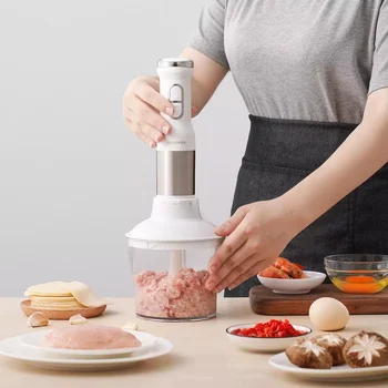 

For XIAOMI MIJIA Handheld Blender QCOOKER CD-HB01 Electric Food Processor Mixer Juicer Quick Egg Beater Kitchen Multi Function T