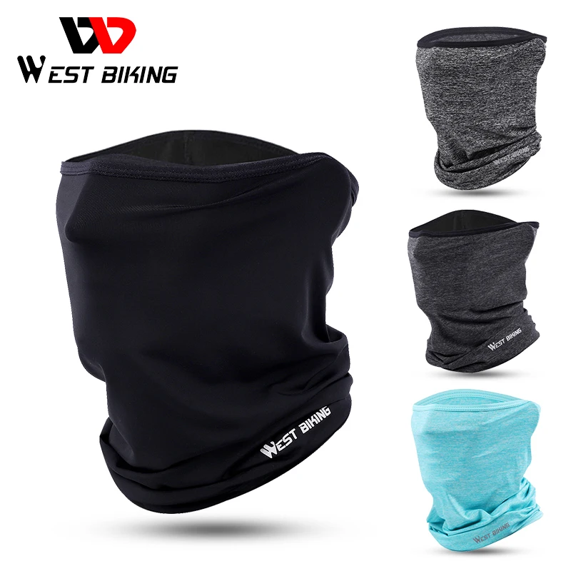 

WEST BIKING Cycling Headwear Summer Men Anti-sweat Breathable Cycling Face Cover Running Bicycle Bandana Sports Scarf Headband