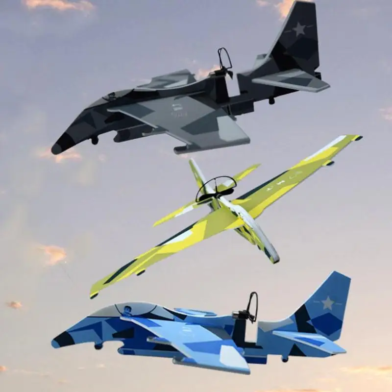 

Electric Hand Throw Maneuver Airplane Durable Epp Foam USB Charging Glider Fighter Aircraft Children Plane Model Outdoor Toy