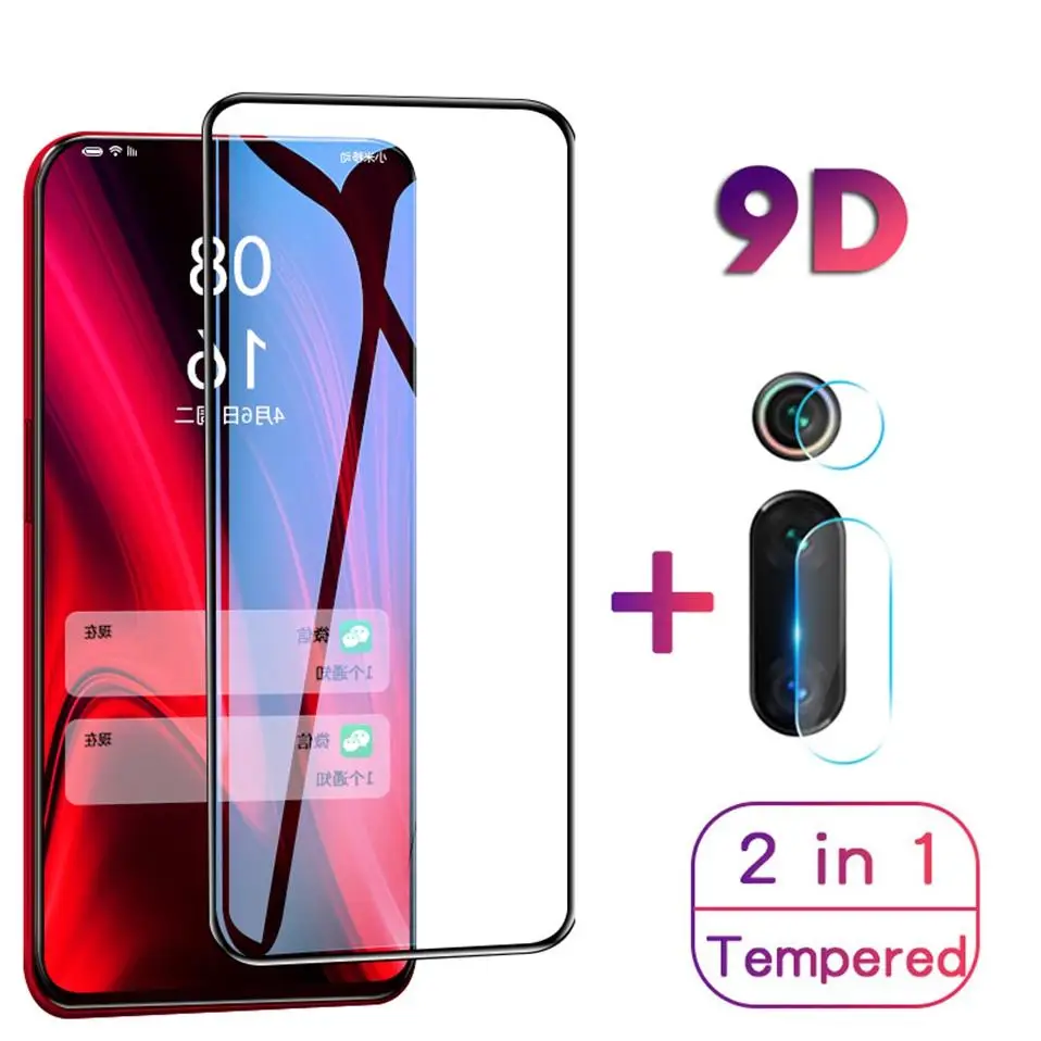 

2-in-1 Tempered Glass Camera Lens Screen Protector For Xiaomi Redmi Note 8 7 6 5 Pro 7 7A 6A 5plus K20 Note8 Pro Protective Film