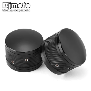 

BJMOTO Motorcycle Front Axle Nut Cover Cap Bolt for Harley Dyna Electra Glides Fat Boy Forty Eight Heritage Softail Road Glide