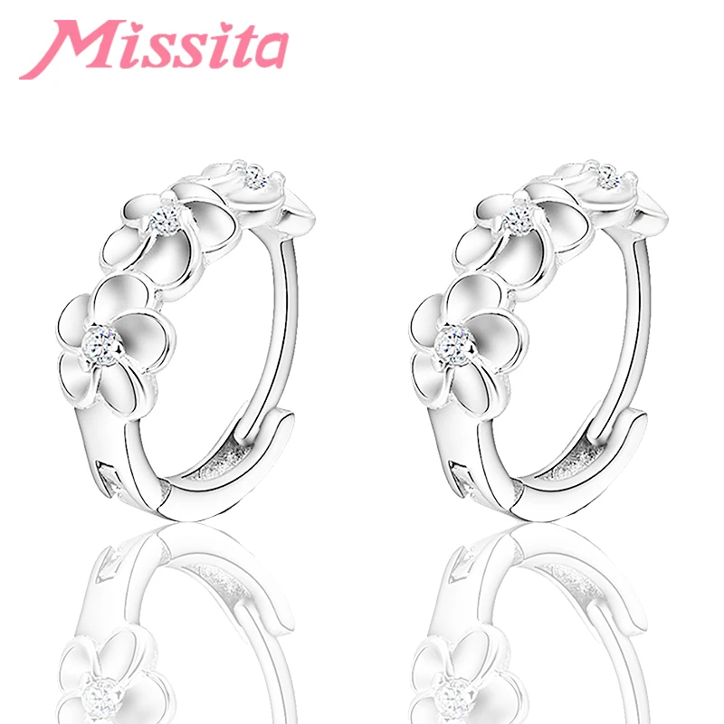 MISSITA, новинка, модная Маргаритка, цветочные серьги для женщин, серебряные модные ювелирные изделия, вечерние серьги, подарок для девушки