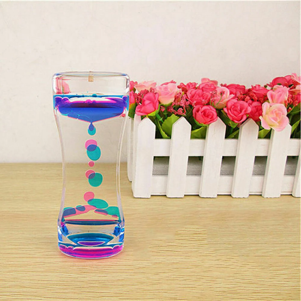 Домашние плавающие масляные песочные часы орнамент масло капля игрушка ...