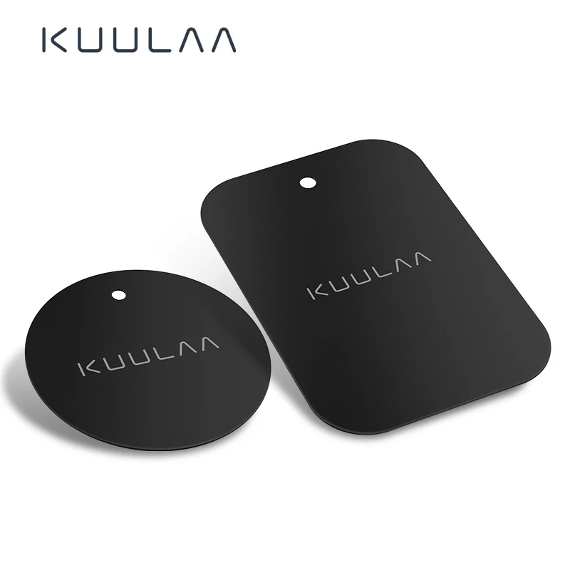 Автомобильный держатель для телефона KUULAA с магнитной пластиной комплект из 2
