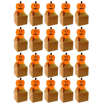 

25pcs Halloween Candy Case Cookies Cake Packaging Box Baked Food Case Gift Bo