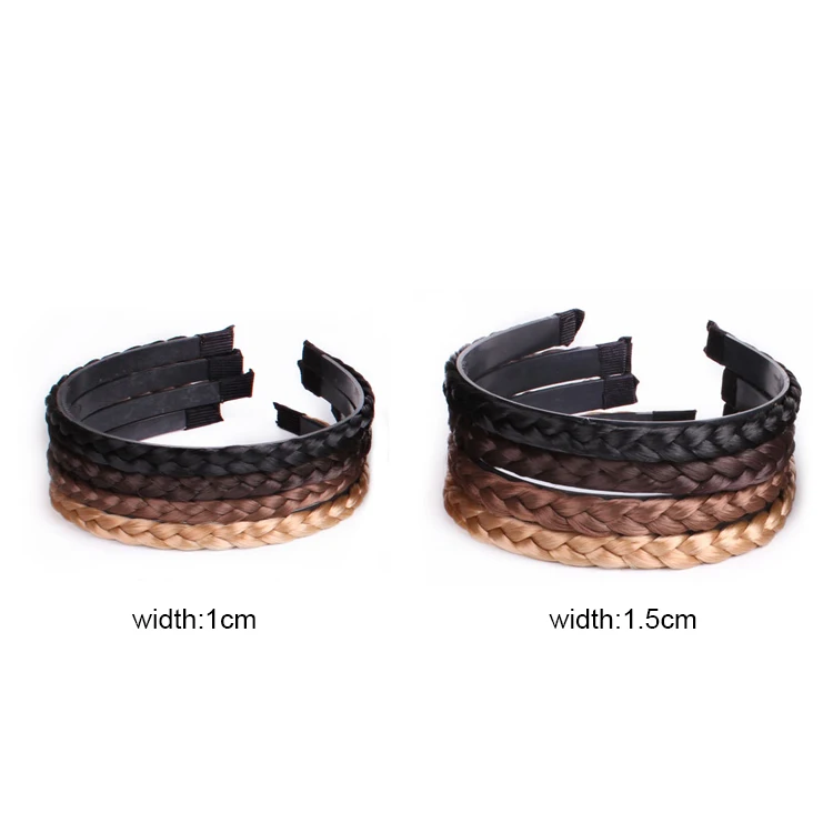 shein hair accessories Fashion Women Twist Hairbands Toothed Non-slip Headbands Girls Braid Hair Accessories Adjustable Head Band Bezel Headwear wide headbands for short hair