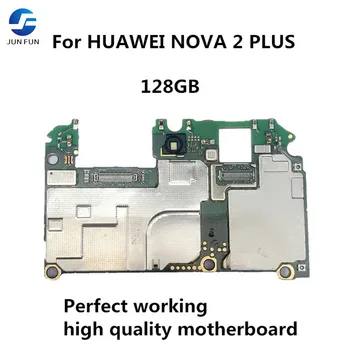 

JUN FUN Unlocked Motherboard For Huawei NOVA 2 PLUS 128GB Mainboard Android OS Logic Board With Full Chips