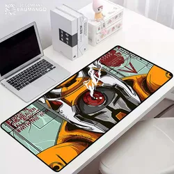 Bonito mouse pad xl evangelon1 computador mesa mousepad gamer tapete acessórios de jogos para computador tapetes mausepad tapete de borracha teclado