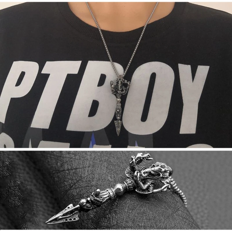 

Ожерелье, нож для повседневного использования, бусины из нержавеющей стали, подвеска, искусственные украшения, уличное снаряжение для самообороны, инструмент личной безопасности