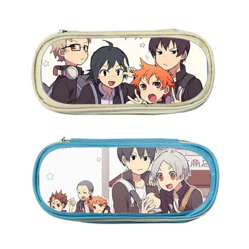 

Anime Cartoon Haikyuu!! Cosplay Pencil Case Pencil Bag Zipper Stationery Pouch Organizer Holder Girl Boy Big Capacity