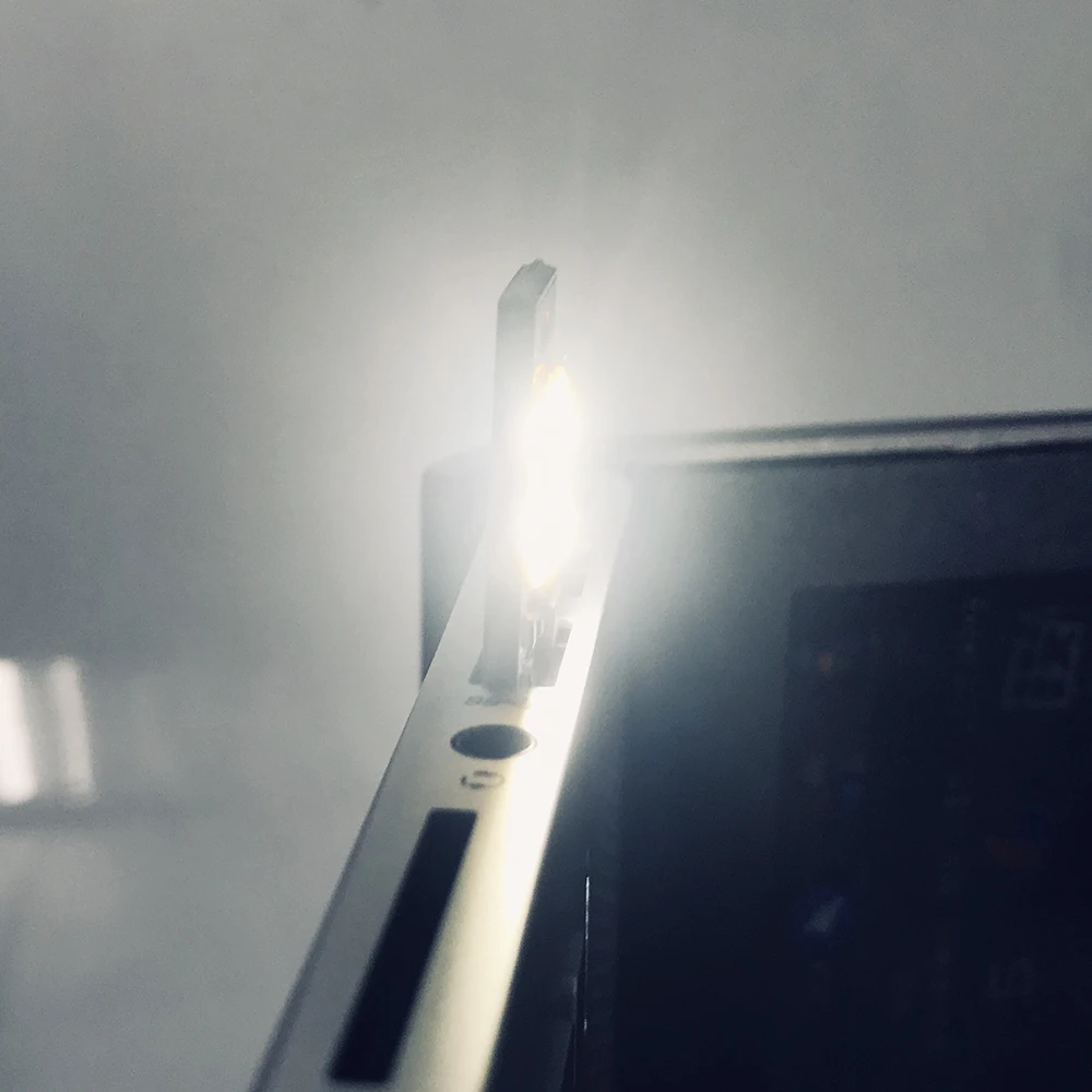Mini USB Power 6 LED Light Pocket Card Lamp Portable Night Camp Bulb Computer Laptop Night Light