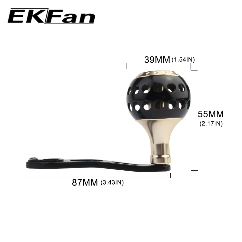 EKFan 7*4 мм 8*5 Рыболовная катушка из алюминиевого сплава рокер прочная одинарная