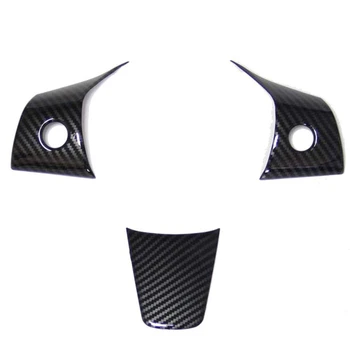 

Carbon Fiber Style Interior Exterior Cover Trims Accessories for Tesla Model 3 2017 2018 2019 (Steering Wheel)