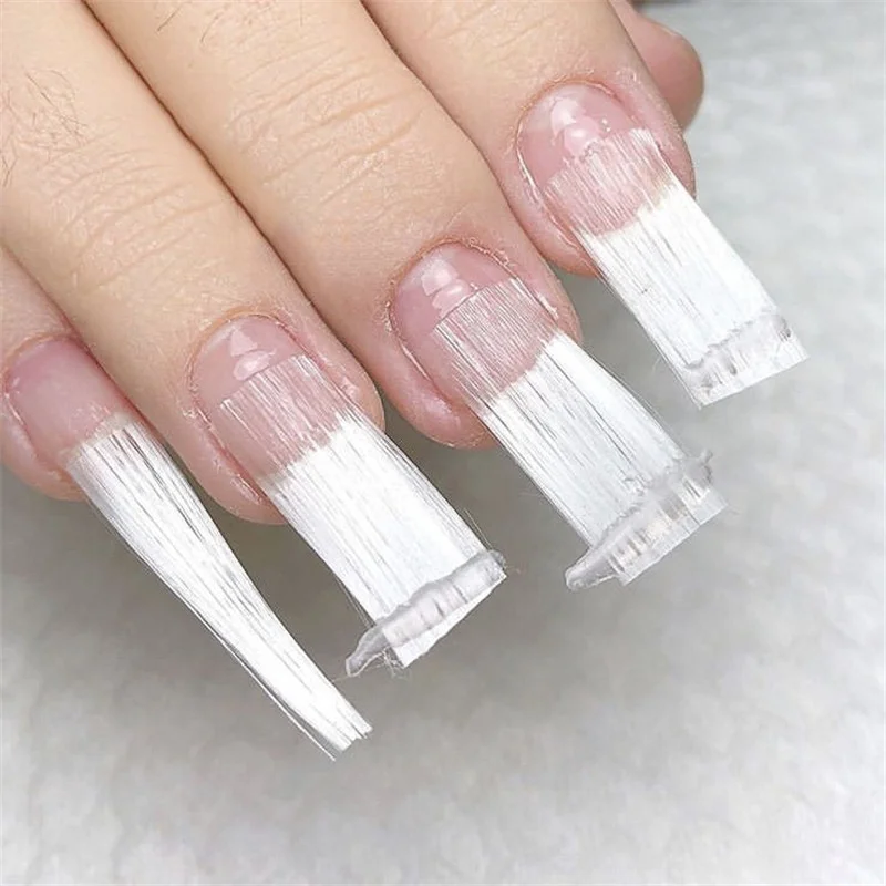 1 Набор Стекловолоконная Форма для ногтей с зажимами набор инструментов