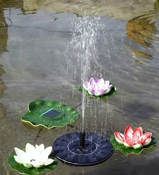 

led Solar Power Water Fountain Garden Pool Pond 30-45cm Outdoor Solar Panel Bird Bath Floating Water Fountain Pump Garden Decor