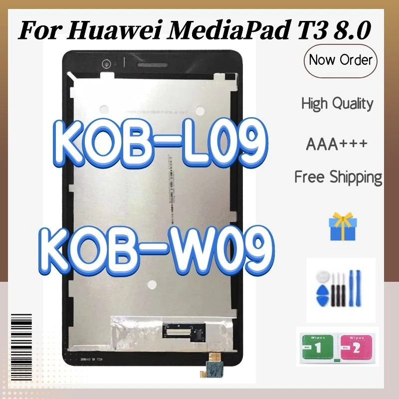 8 0 дюйма 100% протестирован для Huawei MediaPad T3 KOB-L09 ЖК-дисплей сенсорный экран