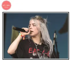 Алмазная вышивка настенные художественные картины Billie Eilish Singer Алмазная Картина Вышивка крестом мозаика Полный Стразы новогодний декор