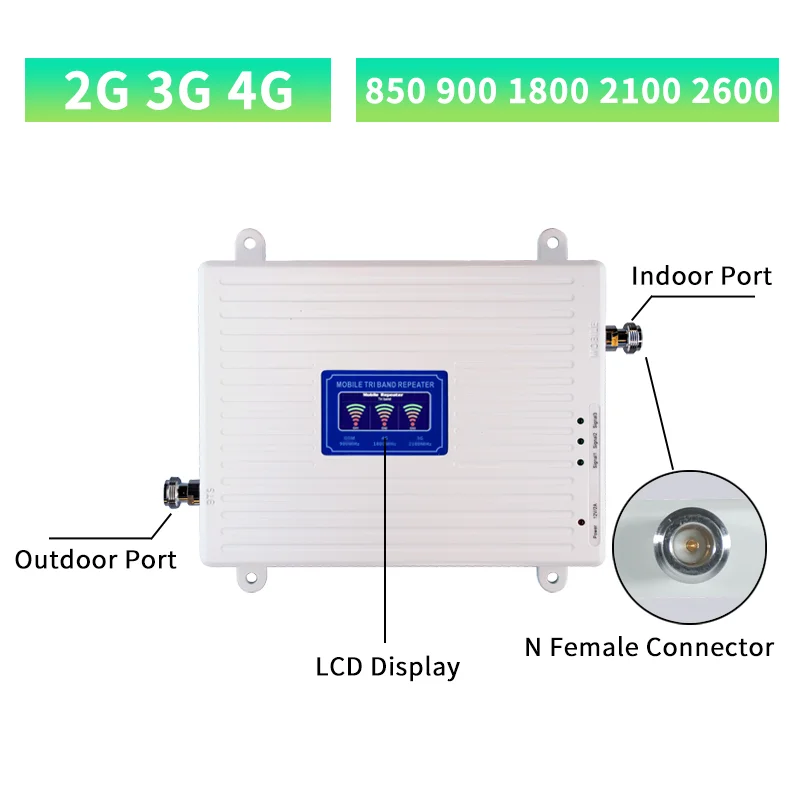 Repeater 2G 3G 4G  800 900 1800 2100 2600 LTE