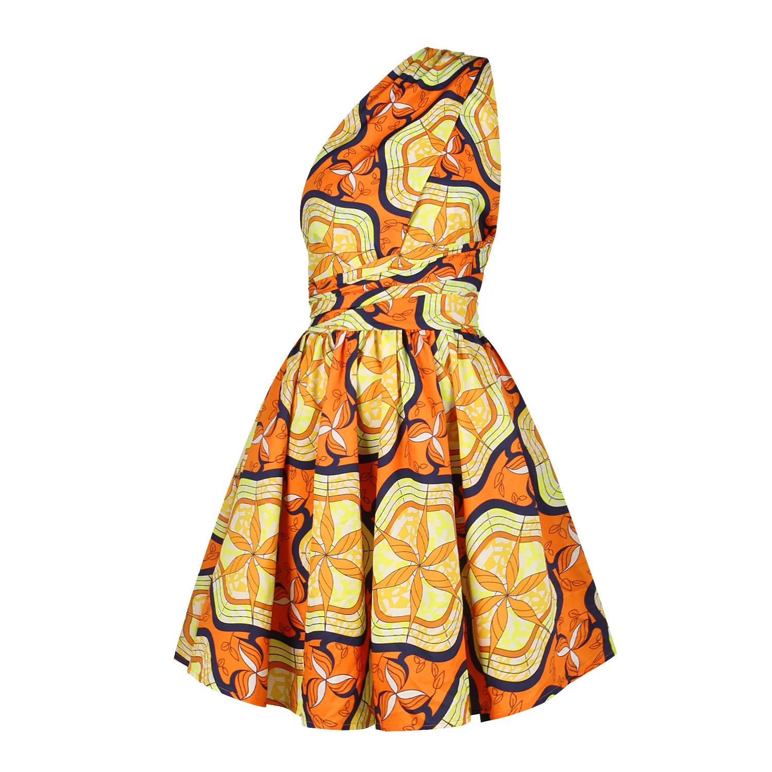 Robe africaine imprimé wax pour femme 104