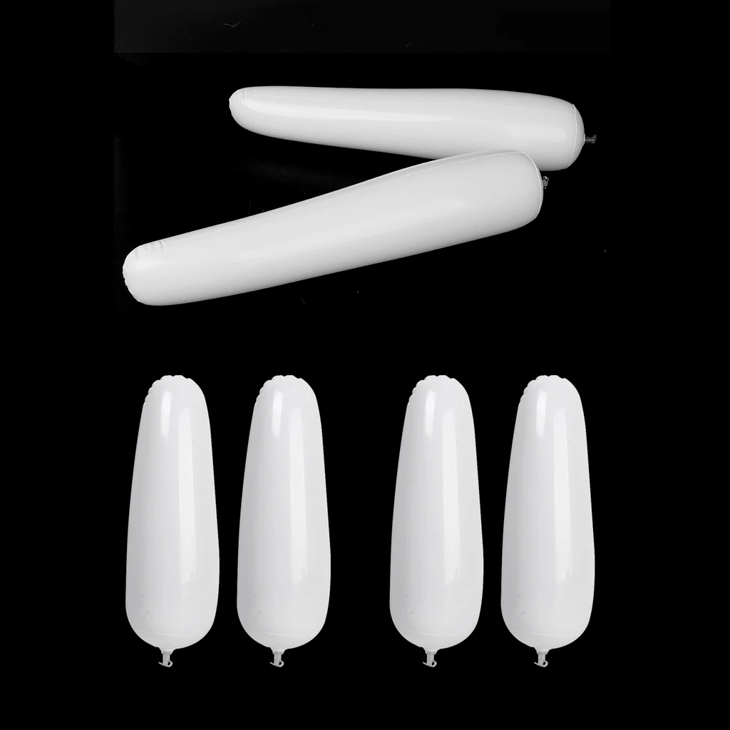 3 Pairs White Inflatable Shoes Stretcher Boots Insert Shaper 50cm 32cm