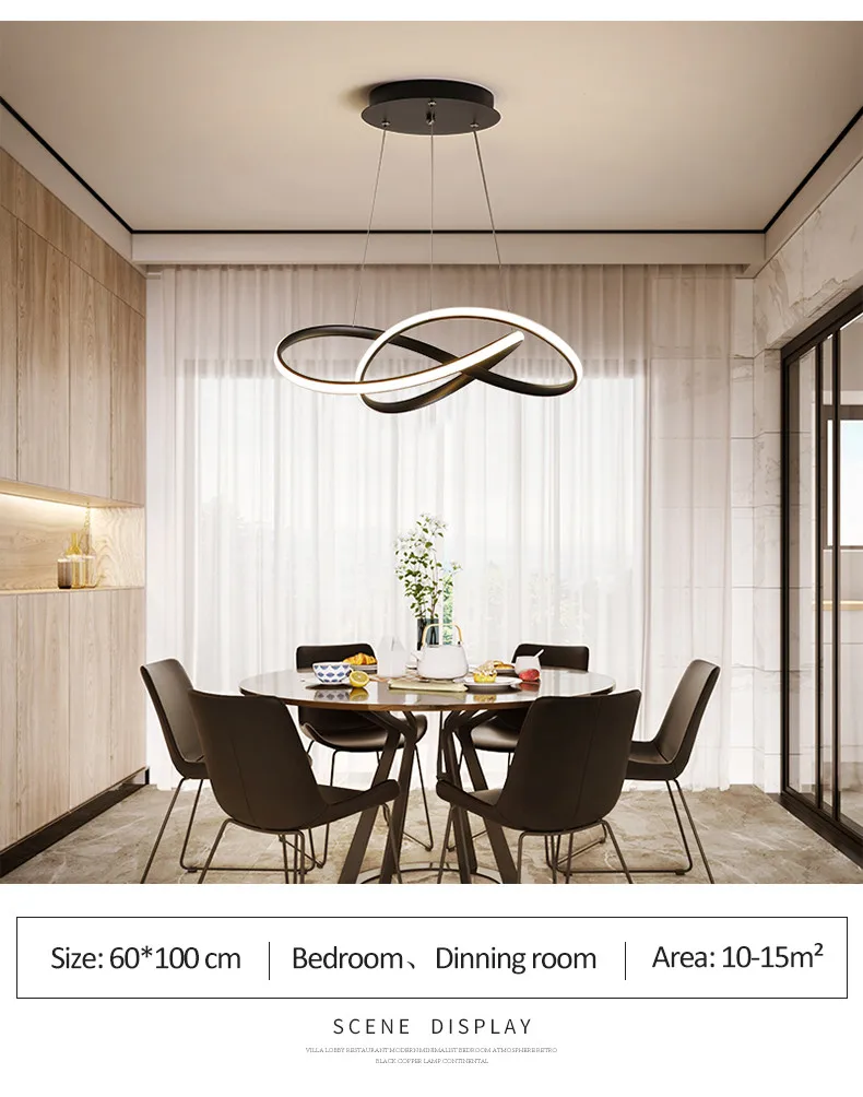 gold pendant light Black minimalist bedroom chandelier modern minimalist atmosphere creative office lighting Nordic designer restaurant lighting rattan light fixture