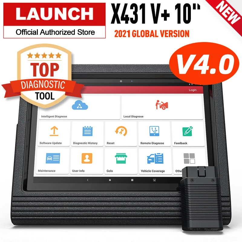 Новый оригинальный launch x431 v + 10 автомобильный диагностический инструмент obd