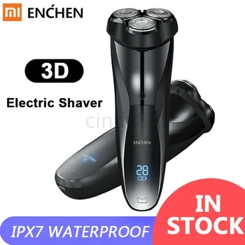 

Xiaomi ENCHEN Blackstone 3 Electric Shaver Razor 3D IPX7 Waterproof Wet & Dry Dual Use LCD Display Smart Lock Face Beard Shaving