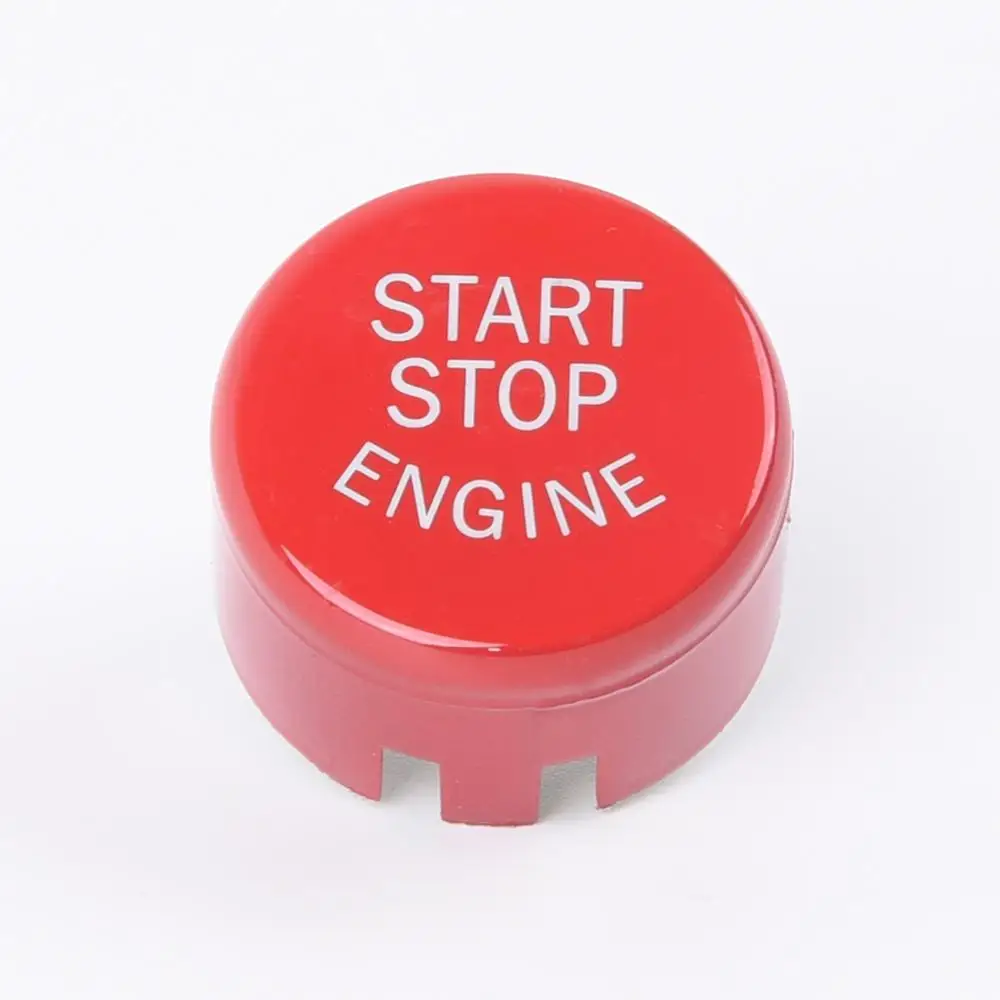 1 шт. красный автомобильный двигатель кнопка запуска стоп крышка подходит для BMW F шасси серии F10 F20 F30 кнопка запуска двигателя крышка Замена