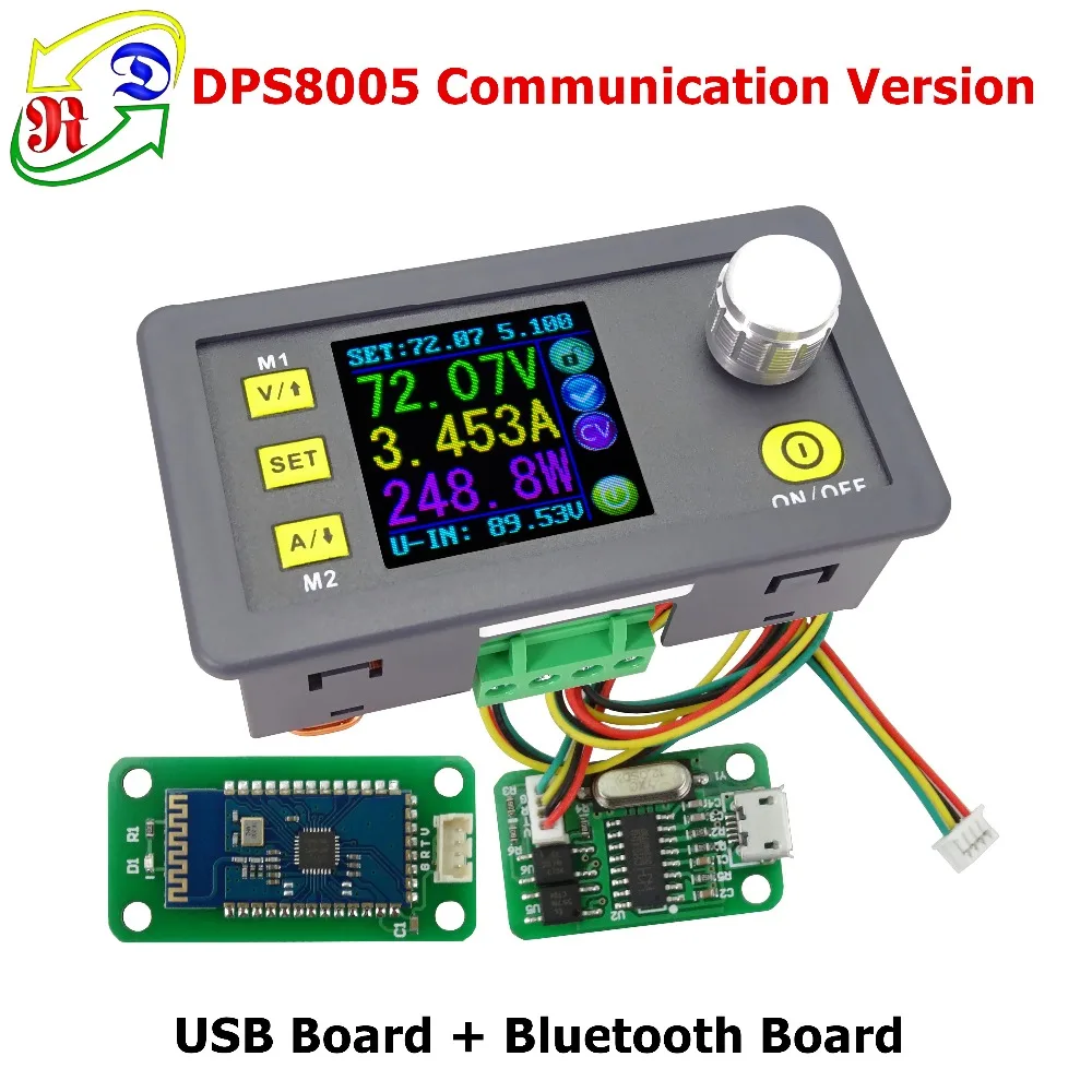 DPS5020 Constant Voltage Current DC- DC Step-down Communication Power Supply Buck Voltage Converter LCD Voltmeter 50V 20A