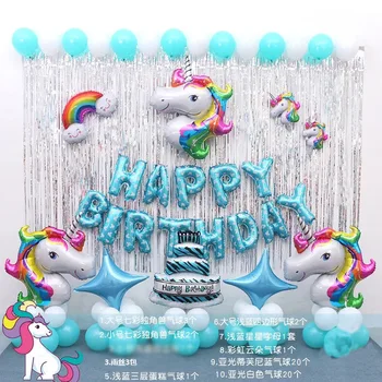 

28p birthday party decorations kids Creative birthday celebrationbirthday party decorations adult happybirthday aluminum balloon