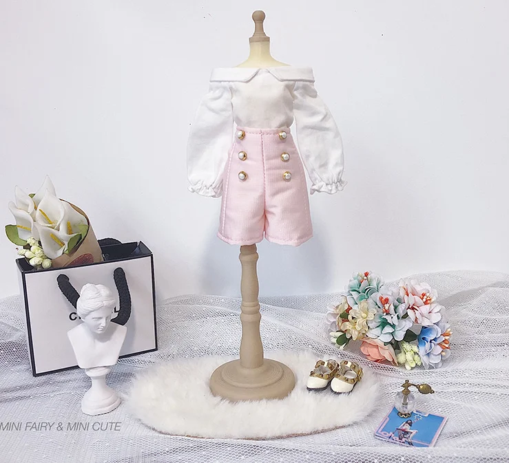 suit Blyth кукла топ и шорты костюм модный костюм подходит для ob24 azone кукла licca одежда 1 шт - Цвет: suit