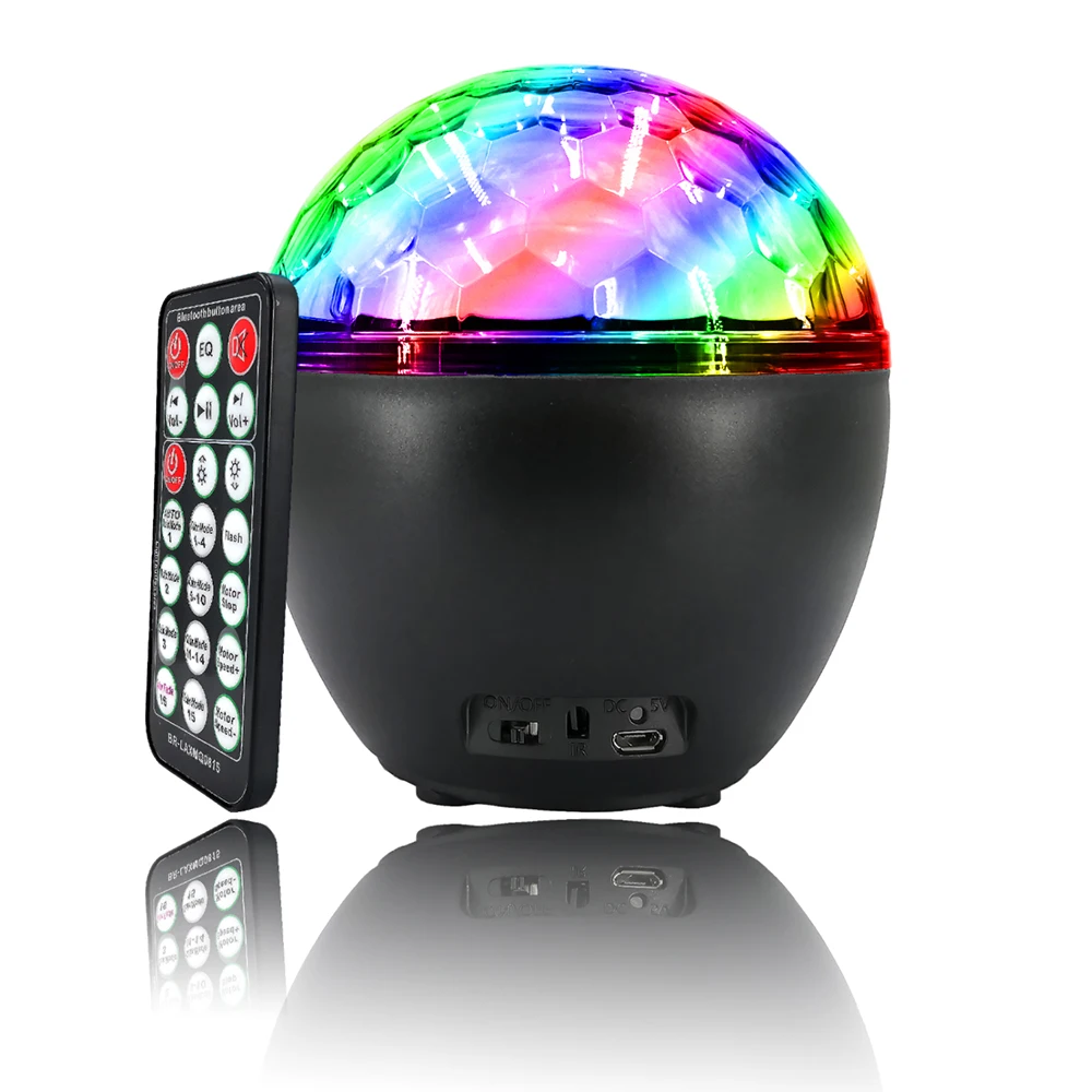 

DJ speaker Bluetooth Speaker disco ball party blotooth speaker Music laser lamp with remote control Portable Stereo Subwoofer