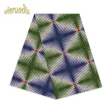 6 ярдов африканская восковая печатная ткань голландская полиэстер ткани, материал Дашики батик настоящий цветочный для платья