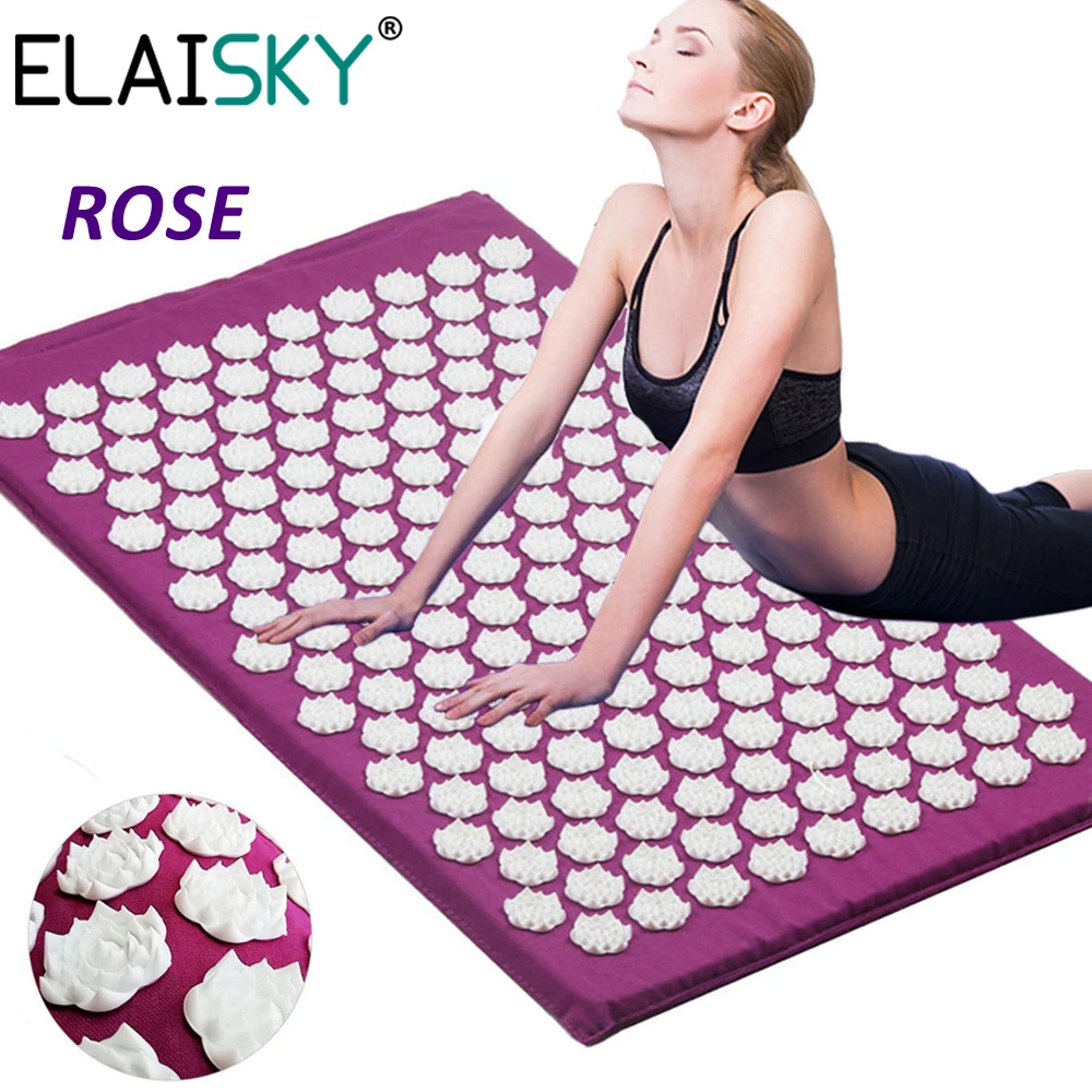 Acupuncture Cushion Massager Back Foot Massage Relieve Stress Pain Acupuncture Yoga Mat Shiatsu Massage Pad Relaxation Mat|Massage Cushion| - AliExpress