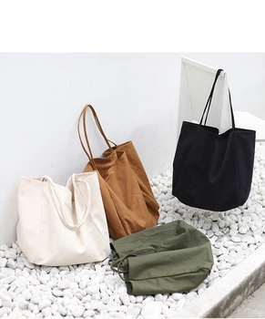 

New Four Colors Shoulder Bags New Arrival Women Bags 2020 Leisure Large Capacity Handbag Leisure Canvas Retro Bag