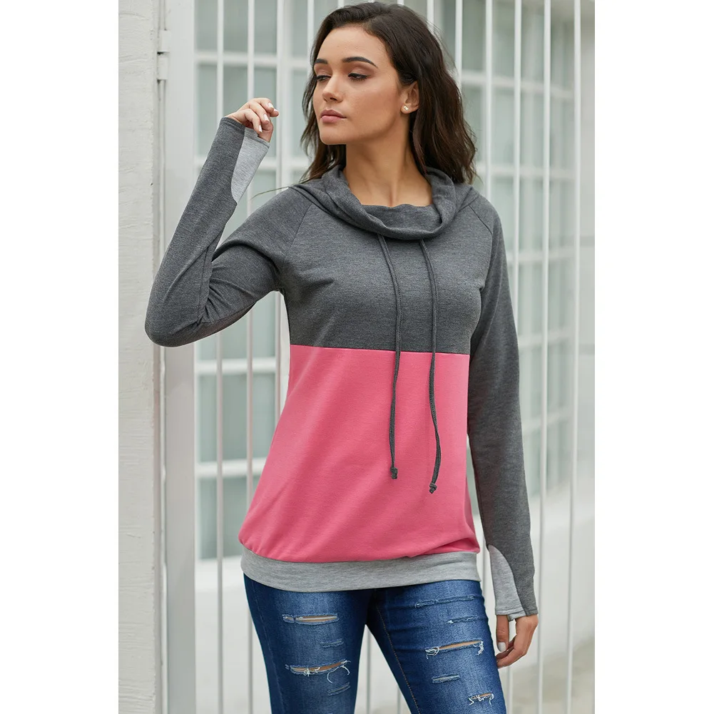 Спортивная одежда для женщин; сезон осень-зима; Новинка года; цветная куртка с длинными рукавами