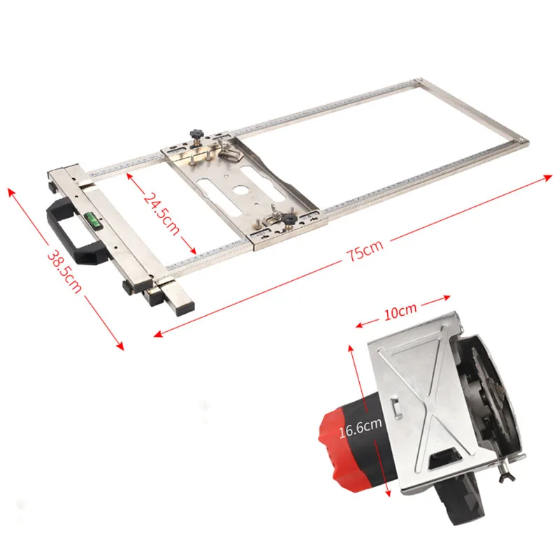  Electricity Circular Saw Trimmer Machine Edge Guide Positioning Cutting board tool Woodworking Rout