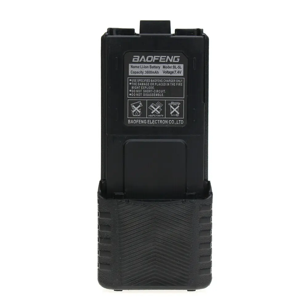 Baofeng F8HP 8 Вт рация Taklie приемопередатчик радио UV-5R 3-го поколения обновление TRI-POWER 1800 мАч двухдиапазонный 8 Вт/4 Вт/1 Вт двухсторонний Ham BF - Цвет: 3800mAh