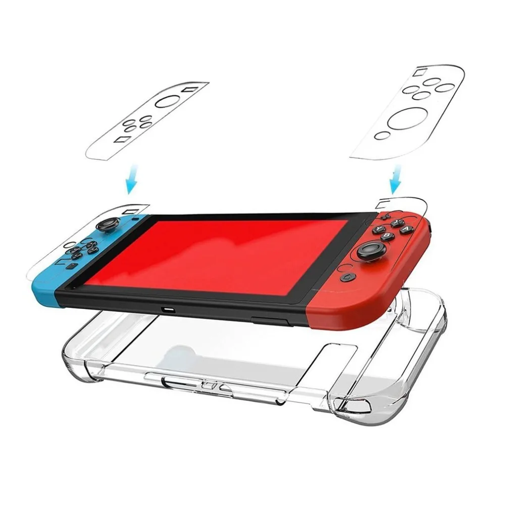 Hard PC Protection Cover For Nintend Switch NS Case Detachable Crystal Plastic Shell Console Controller Accessories