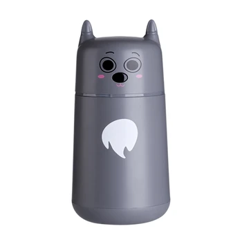 

220Ml Usb Air Humidifier Ultrasonic Aromatherapy Diffuser With Colorful Night Light Nano Mister For Spa Office Car Black