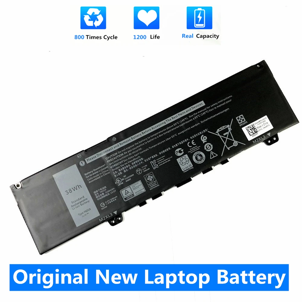 CSMHY 11 4 в 38 Втч новая Оригинальная батарея для ноутбука F62G0 Dell Inspiron 13 5370 7370 7373 Vostro RPJC3